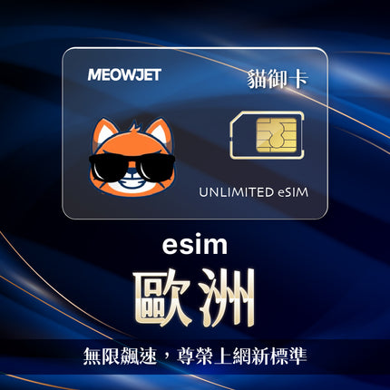 【無限鈦金卡】歐洲 eSIM 真不降速吃到飽