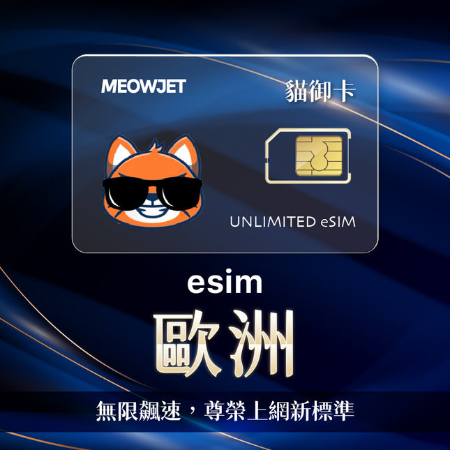 【無限鈦金卡】歐洲 eSIM 真不降速吃到飽