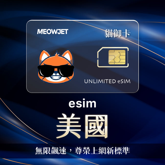 【無限鈦金卡】美國 eSIM 真不降速吃到飽